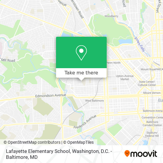Mapa de Lafayette Elementary School