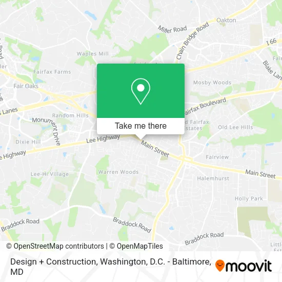 Design + Construction map
