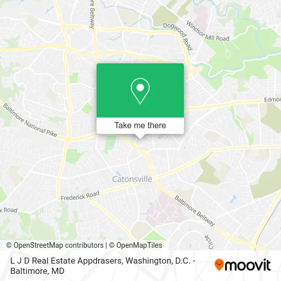L J D Real Estate Appdrasers map