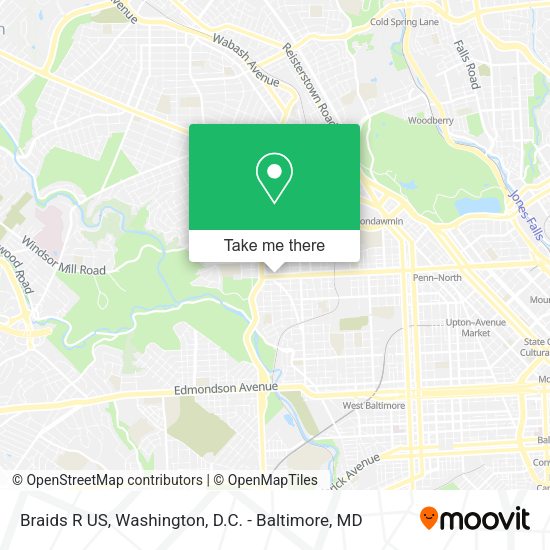 Braids R US map