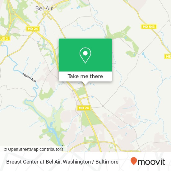 Breast Center at Bel Air, 12 Medstar Blvd map