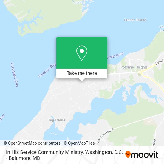 In His Service Community Ministry map