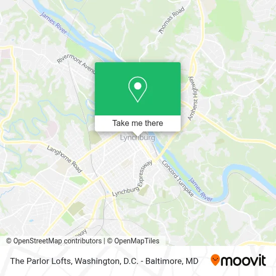 The Parlor Lofts map