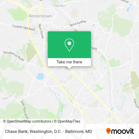 Chase Bank map