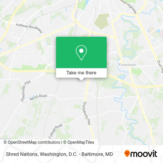 Shred Nations map