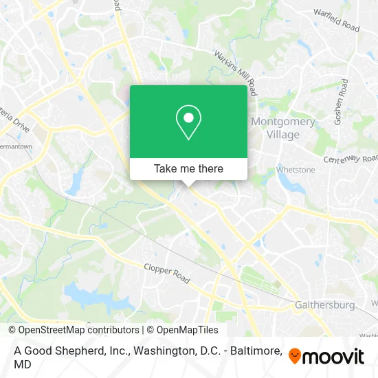 A Good Shepherd, Inc. map