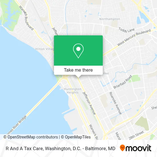 R And A Tax Care map