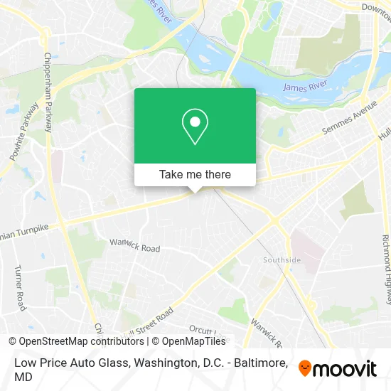 Low Price Auto Glass map
