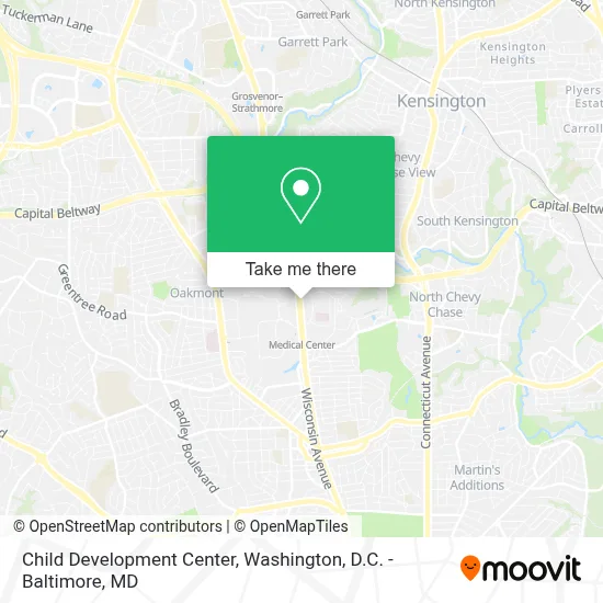 Child Development Center map