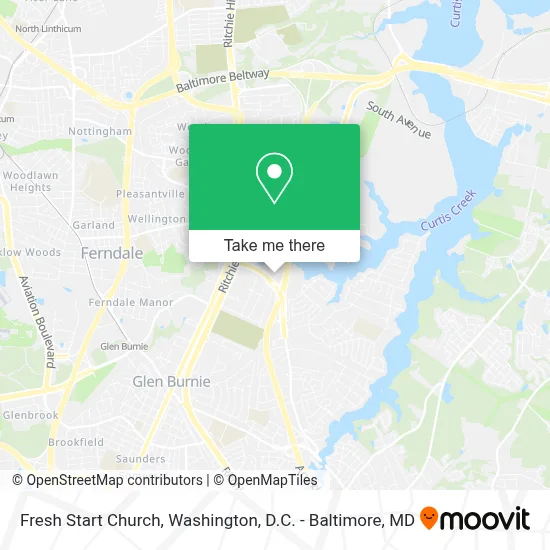 Fresh Start Church map