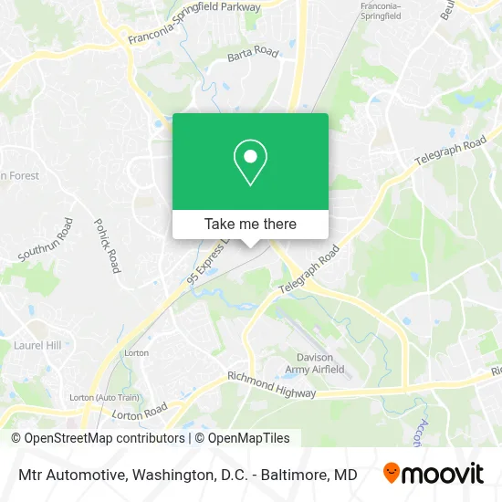 Mtr Automotive map