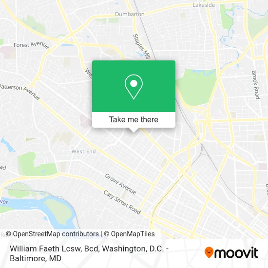 William Faeth Lcsw, Bcd map