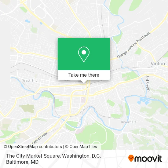 The City Market Square map