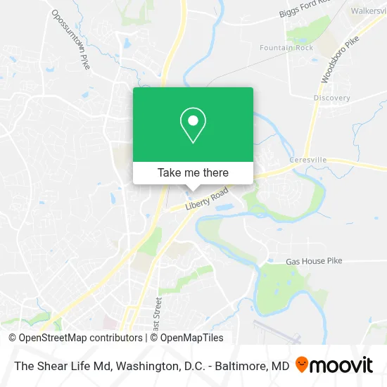 The Shear Life Md map