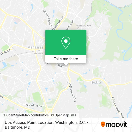 Ups Access Point Location map