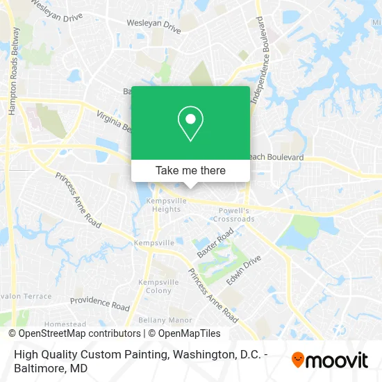High Quality Custom Painting map