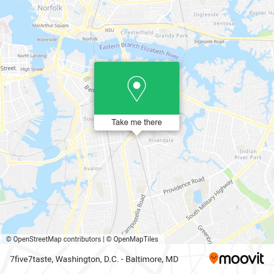 7five7taste map