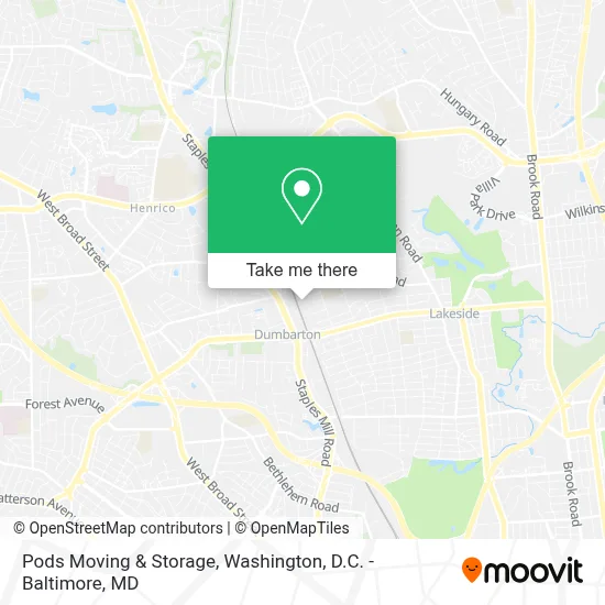 Pods Moving & Storage map