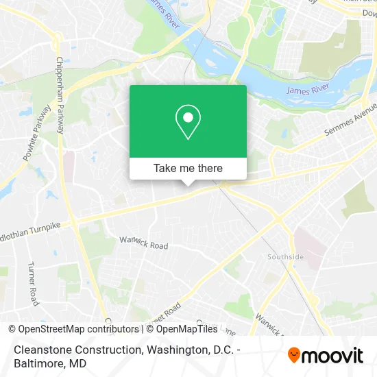 Cleanstone Construction map