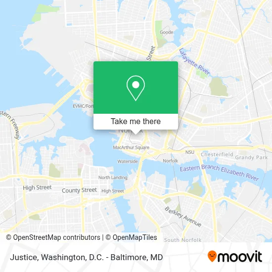Justice map