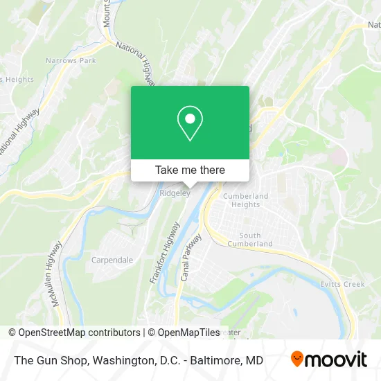 The Gun Shop map