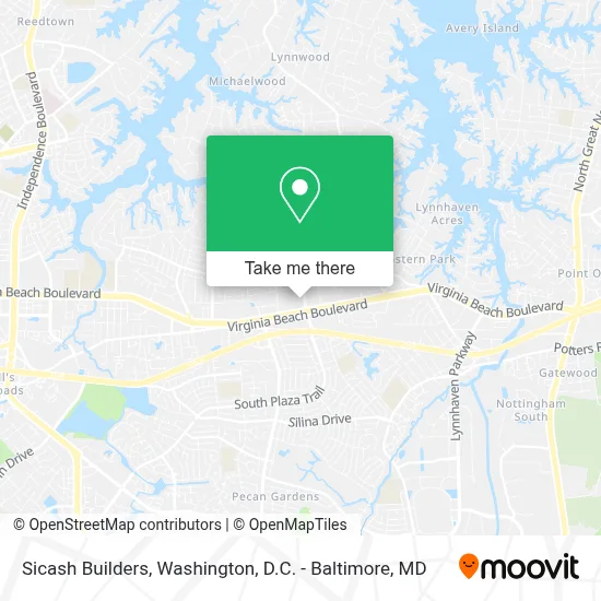Sicash Builders map