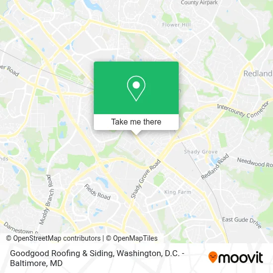 Goodgood Roofing & Siding map