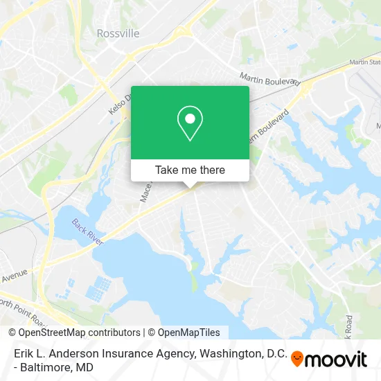Erik L. Anderson Insurance Agency map