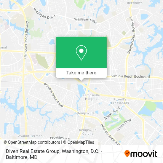 Diven Real Estate Group map
