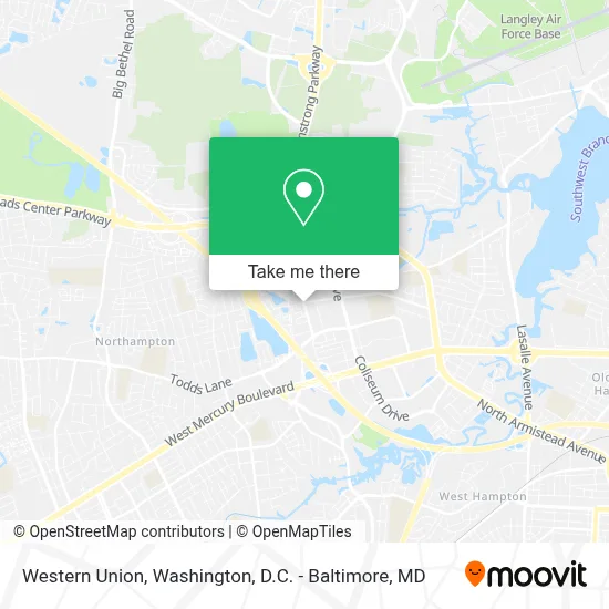 Western Union map