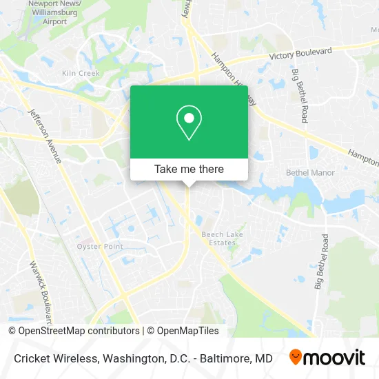 Cricket Wireless map