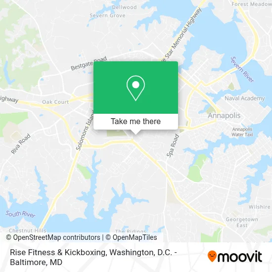 Rise Fitness & Kickboxing map