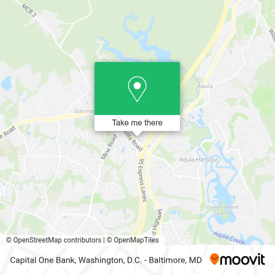 Capital One Bank map