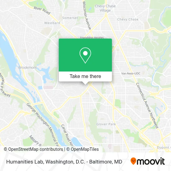 Humanities Lab map