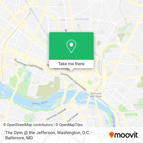 The Gym @ the Jefferson map
