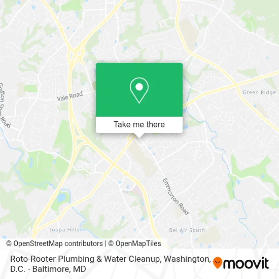 Roto-Rooter Plumbing & Water Cleanup map