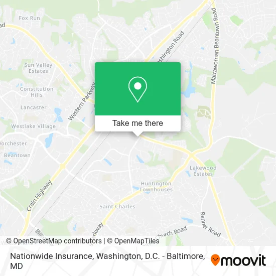 Nationwide Insurance map