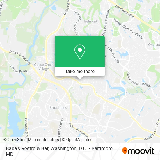 Baba's Restro & Bar map