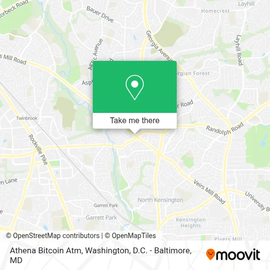 Athena Bitcoin Atm map