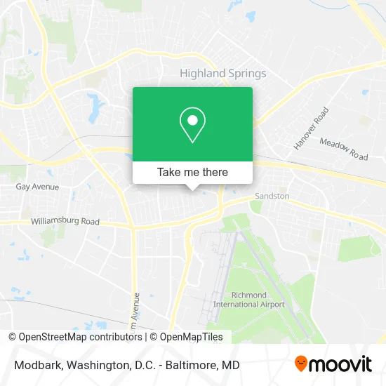 Modbark map