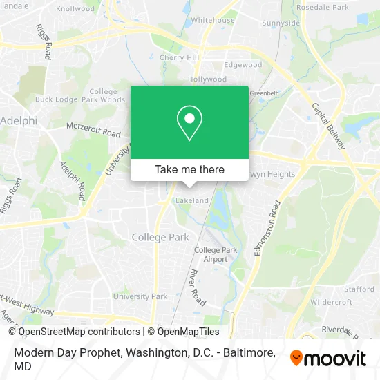 Modern Day Prophet map