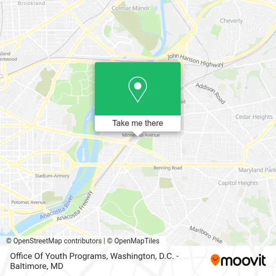 Office Of Youth Programs map