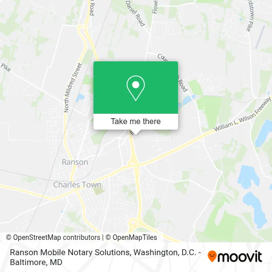 Ranson Mobile Notary Solutions map