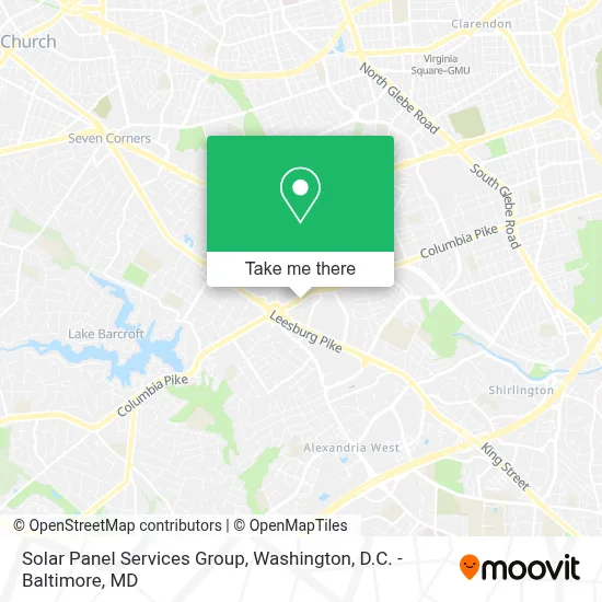 Solar Panel Services Group map
