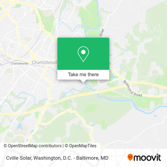Cville Solar map