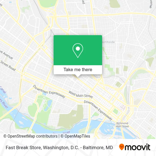 Fast Break Store map