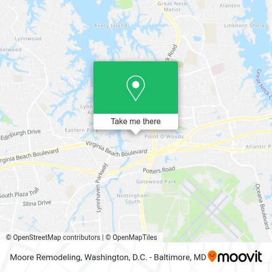 Moore Remodeling map