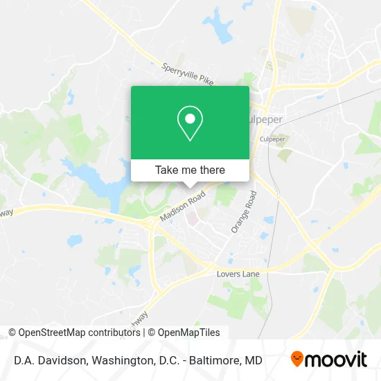 D.A. Davidson map