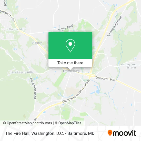 The Fire Hall map