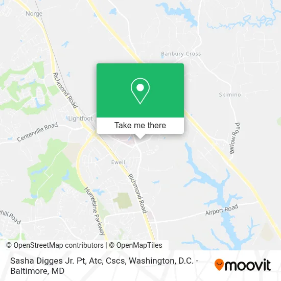 Sasha Digges Jr. Pt, Atc, Cscs map